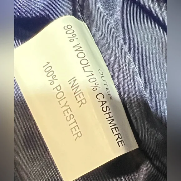 Peter Millar Large Wool Cashmere Blend Lux Insulated Dress Vest Leather Detail - Picture 8 of 11